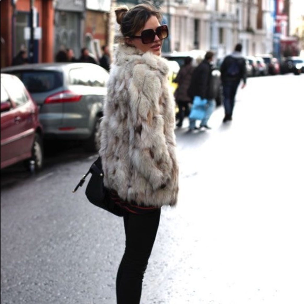Vintage Genuine Fox Fur Jacket